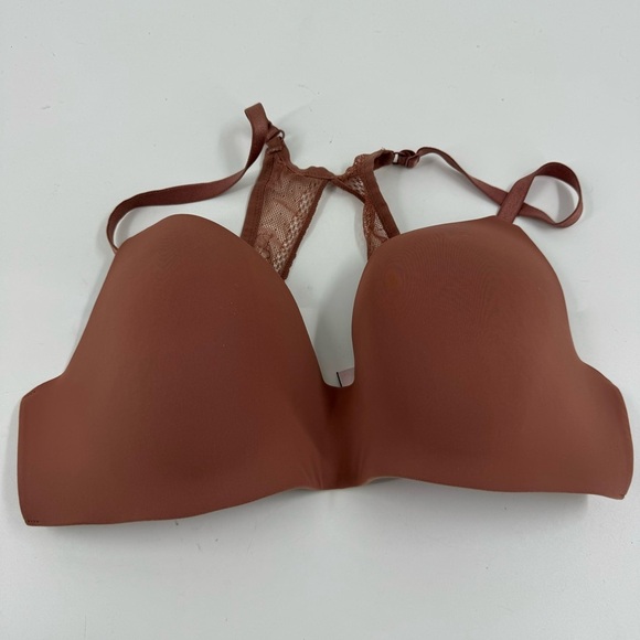Victoria's Secret Other - ✅ VICTORIA'S SECRET NO WIRE RACERBACK BROWN BRA SIZE 36D